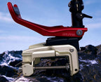 Aluminum Boat Rod Holder for Electric Reel Rods, Fixed Mount – product photo