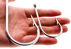 Barbed Tuna & Shark Hooks, High Carbon Steel, 7/0–13/0 – product photo