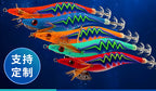 Glow Wood Shrimp Squid Jig Set, 10 Pack with Storage Bag – product photo