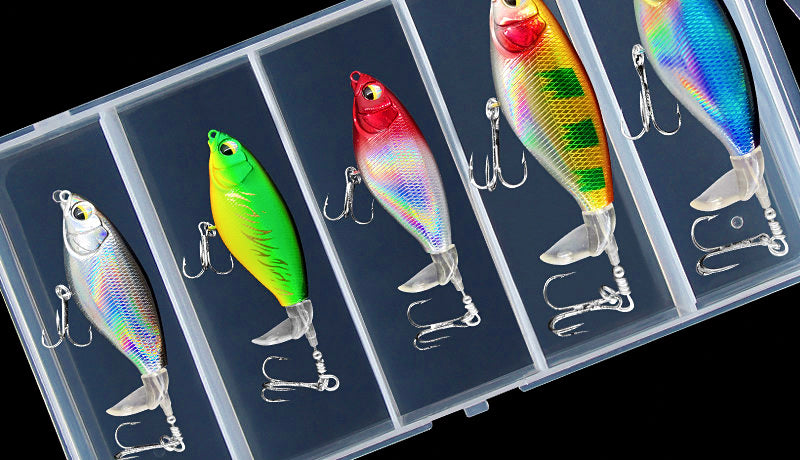 Topwater Propeller Pencil Lure, 6 g & 11 g (0.2 & 0.4 oz) – product photo