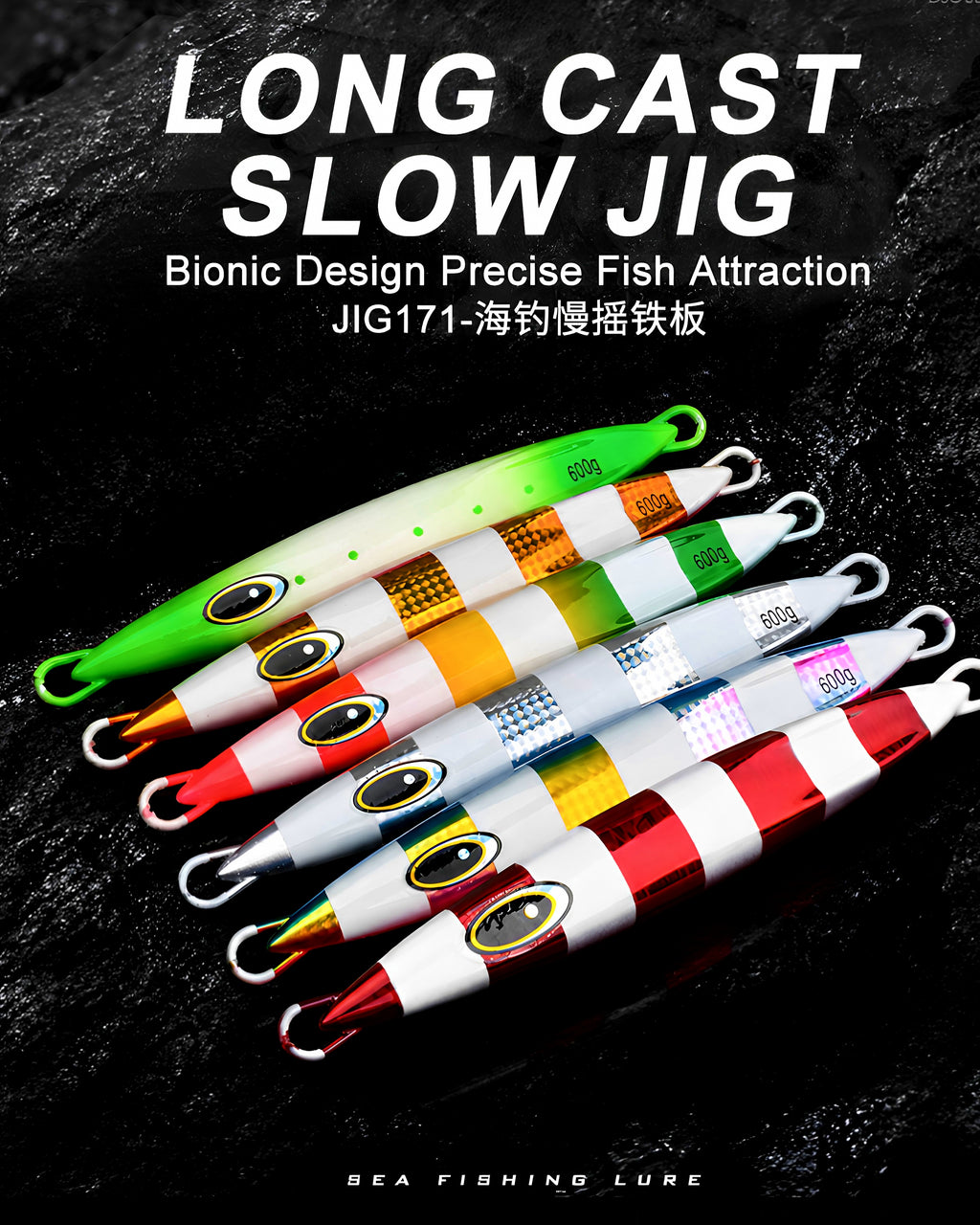 Luminous Metal Jig, 150–800 g (5.3–28.2 oz) – product photo