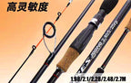 2-Piece Carbon Lure Rod, 1.98–2.7 m (6 ft 6 in–8 ft 10 in) – product photo