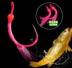 Glow Fish Skin Saltwater Hooks, Size 1/0–3/0 – product photo