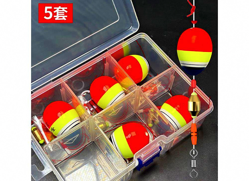 Sea Fishing Float Set, Apo Bobbers, Sizes 0.5#–3.0# – product photo