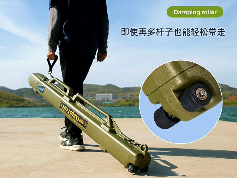 Waterproof Hard Shell Rod Case, Small, Top-Opening – product photo