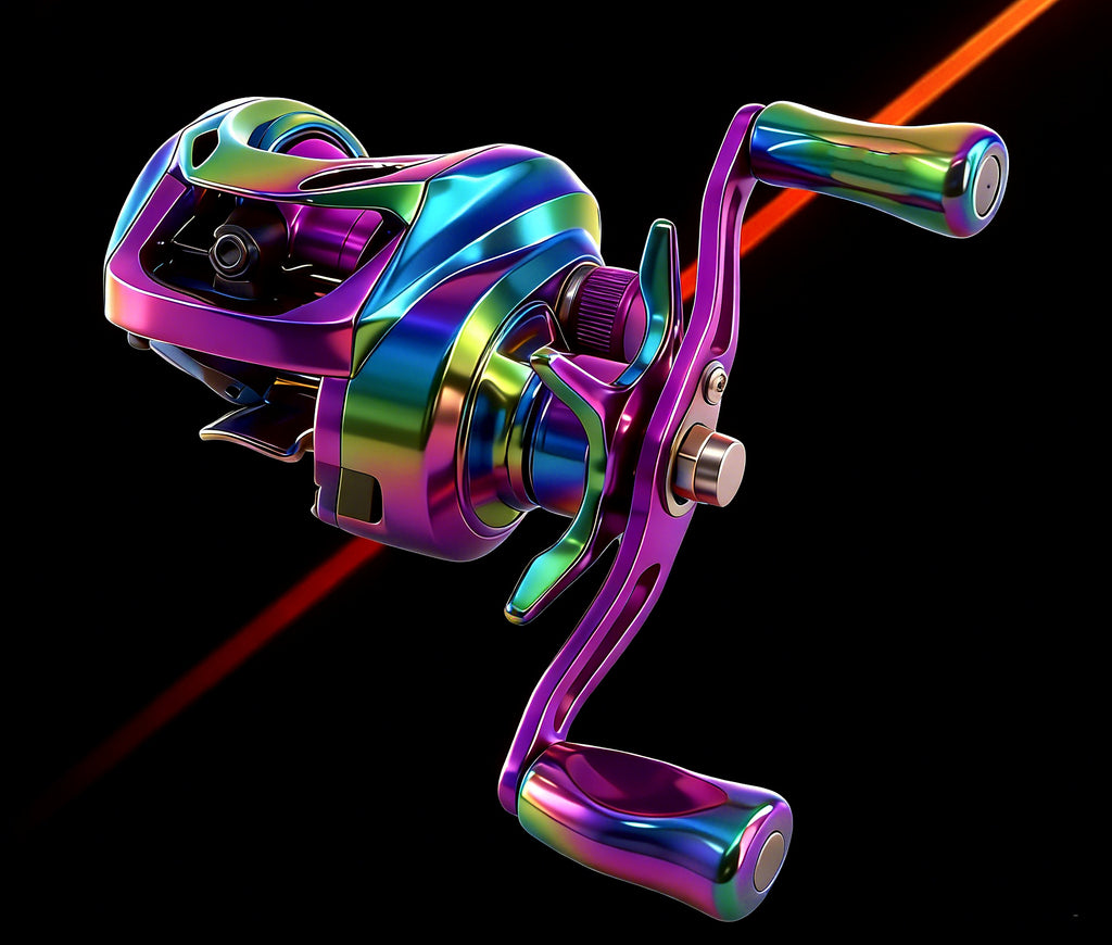 Baitcasting Reel, Magnetic Brake, Aluminum Spool, Left/Right – product photo