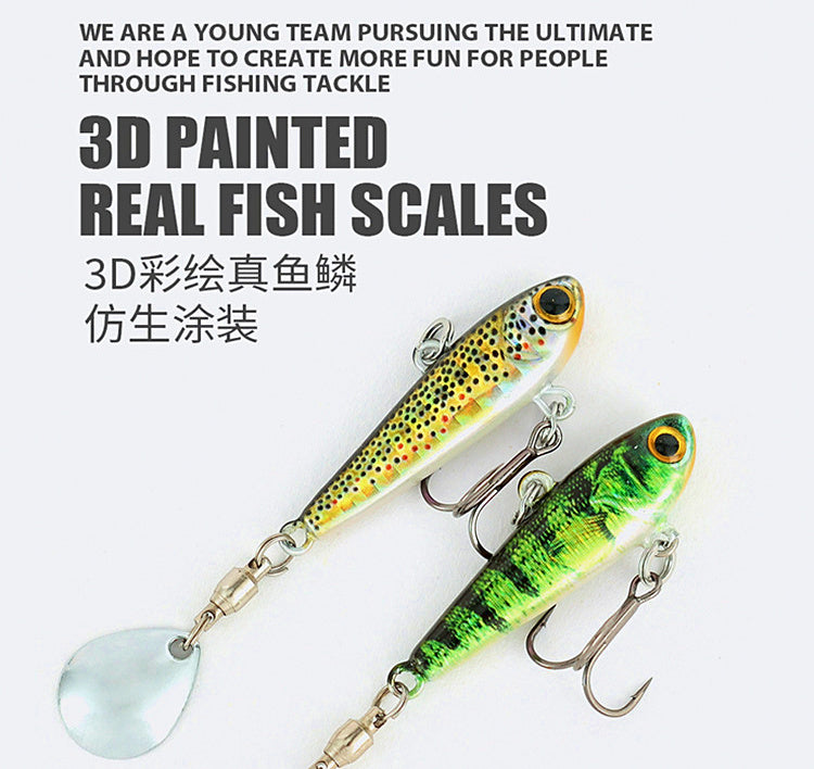 Spinning Tail VIB Lure, 7.6 g & 19 g (0.3 & 0.7 oz) – product photo