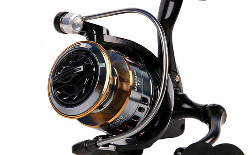 All-Metal Long Cast Spinning Reel, HE Series, Sizes 500-7000 – product photo