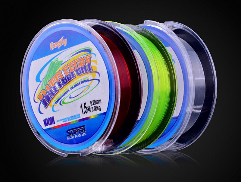 Nylon Fishing Line, 100 m (109 yd), #0.6–#8 – product photo