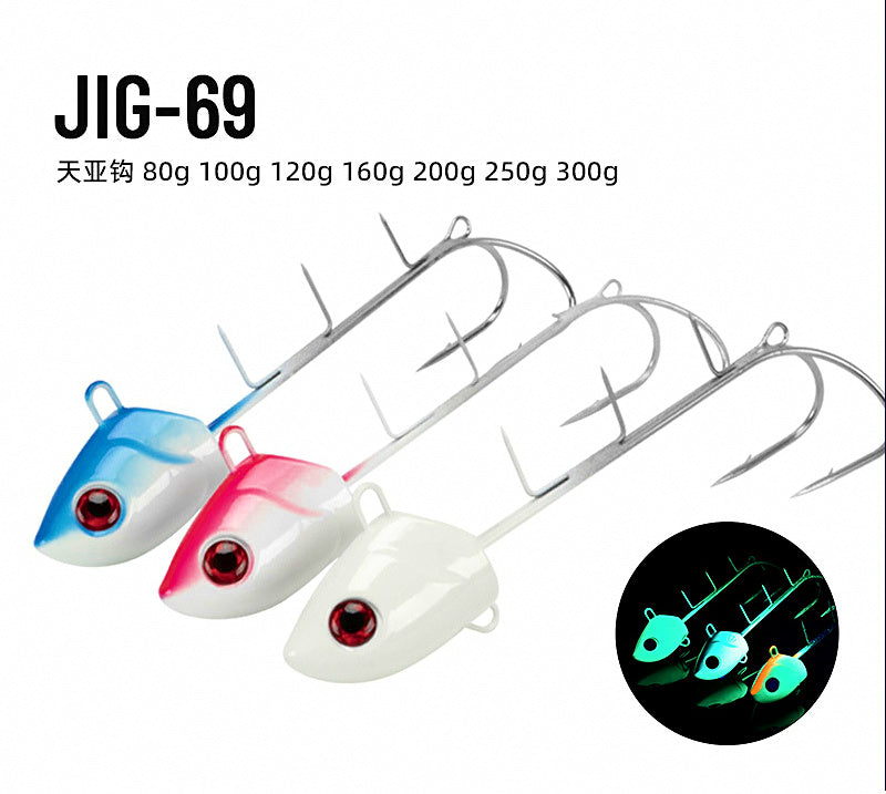 Glow Slow Pitch Jig, 80–300 g (2.8–10.6 oz) – product photo