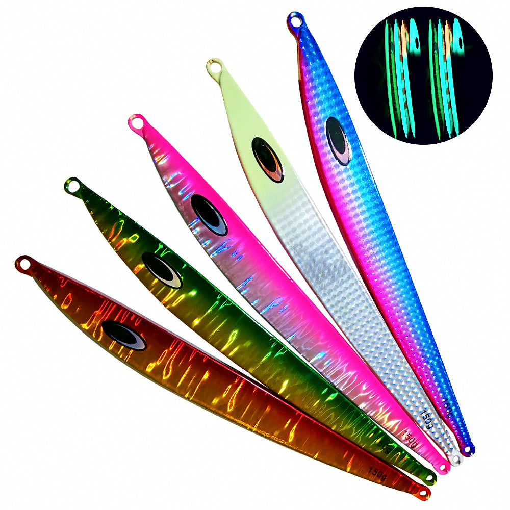 Fast Sinking Glow Iron Jig, 150 g (5.3 oz)