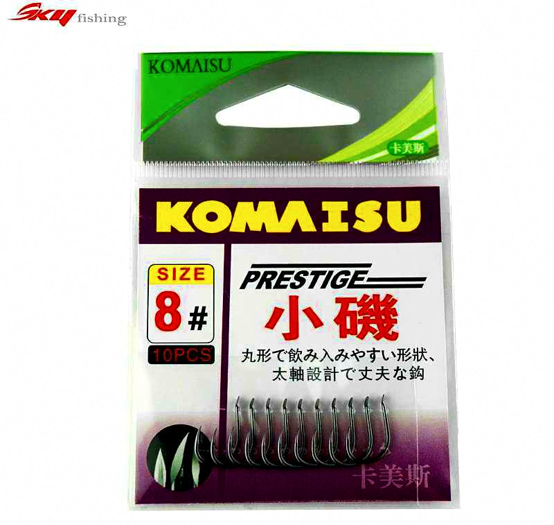 Barbed Iso Hooks, Size 1–7, 10-Pack – product photo