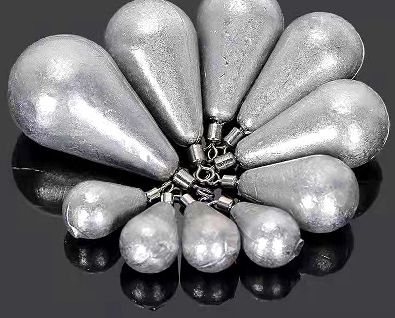 Swivel Teardrop Sinker with Eyelet, 3.5–30 g (0.12–1.06 oz) – product photo