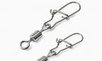 Fishing Swivel with D-Type Snap, 20 Pack, Sizes 6–14 – product photo