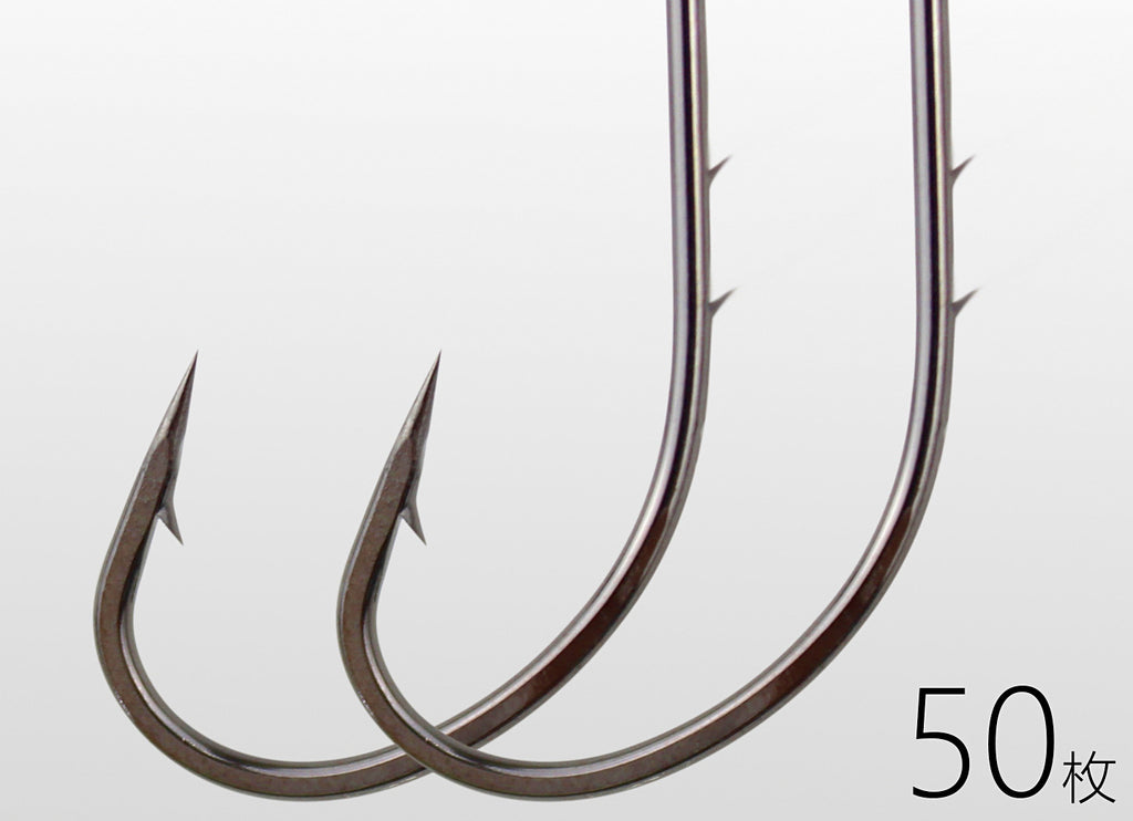 Long Shank Offset Bait Holder Hooks, Double Barb, Bulk Pack – product photo