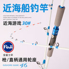 Solid Fiberglass Boat Rod, 2-Piece, 1.65–1.95 m (5.4–6.4 ft) – product photo