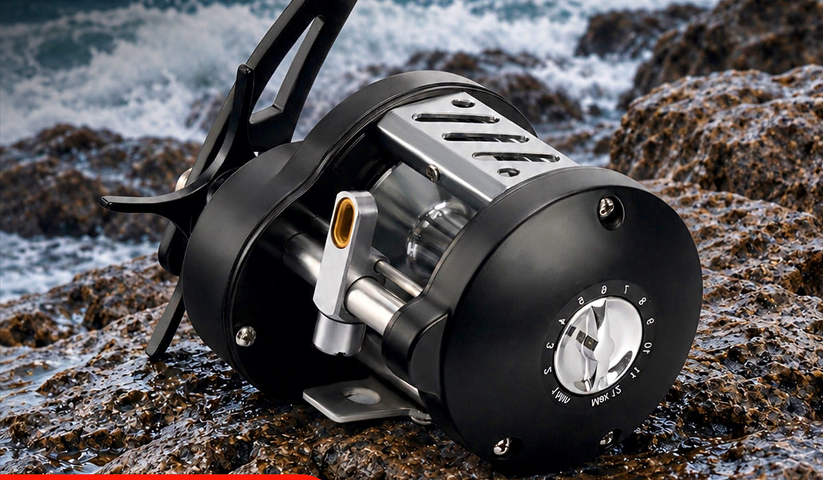 All-Metal Baitcasting Reel GK40, 6.3:1, Left or Right Hand – product photo