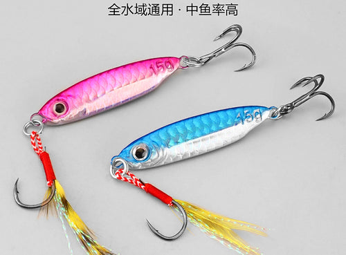 Fish Scale Pattern Metal Jig, 7–30 g (0.25–1.06 oz) – product photo