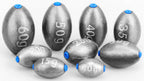 Olive Sinker Weights, 10-Pack, 0.04–3.5 oz (1–100 g) – product photo