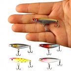 Floating Pencil Bait, 48 mm (1.9 in) 1.8 g (0.06 oz), 3 Hooks – product photo