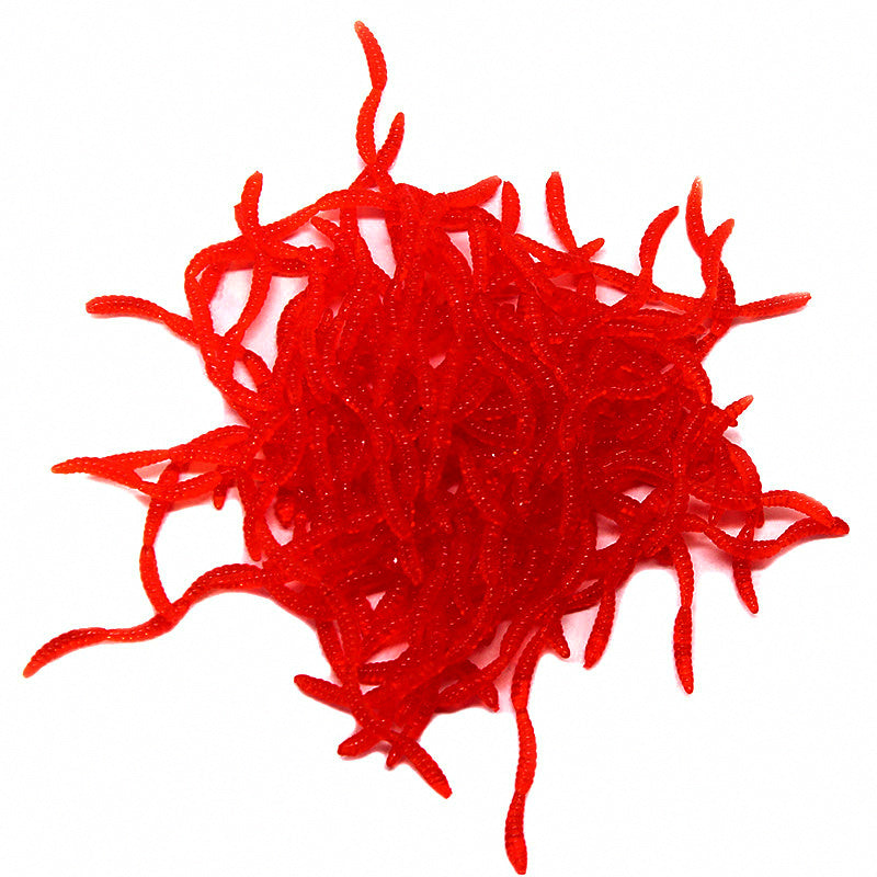 Red 4-Segment Soft Bait Sandworm Lure, Single Piece – product photo