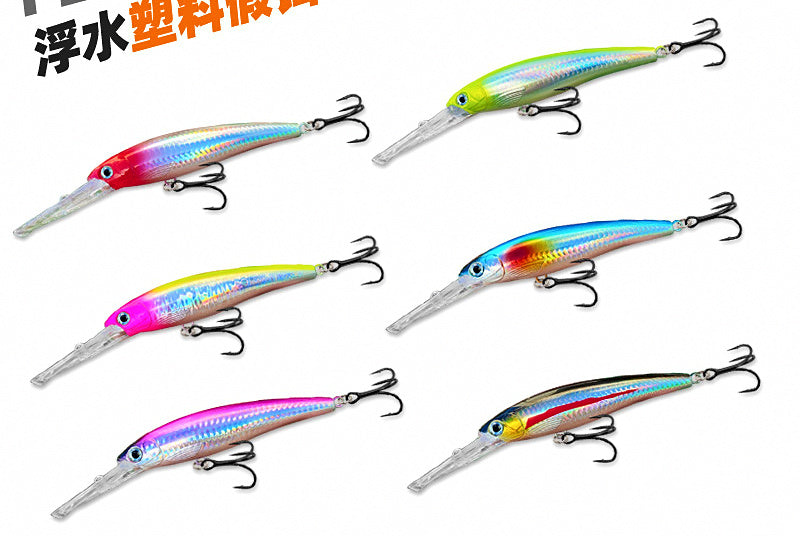 Floating Trolling Minnow Lure, 17 cm (6.7 in), 30 g (1.1 oz) – product photo