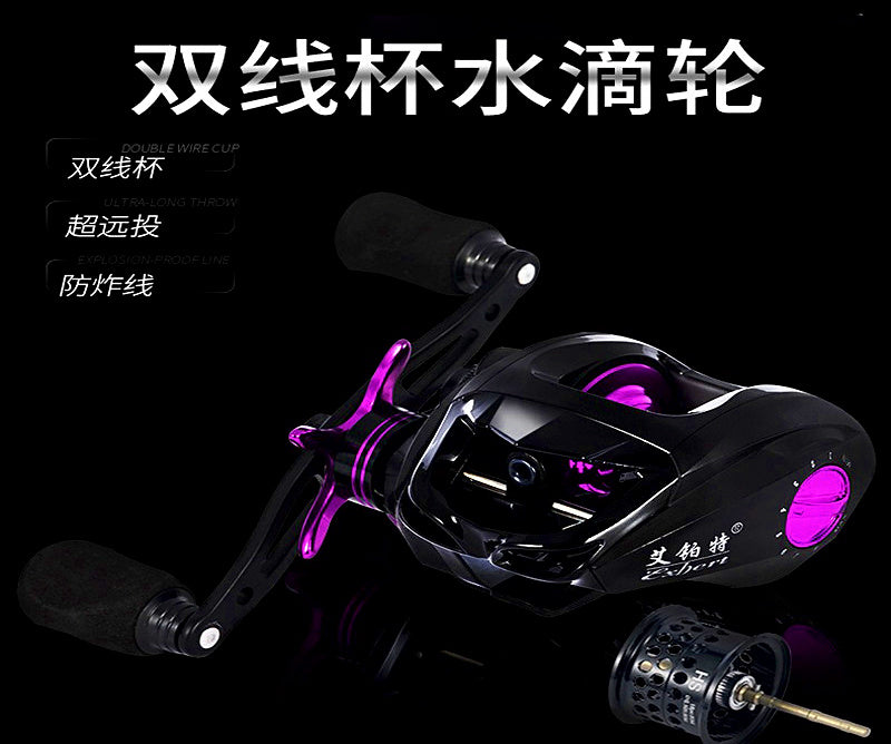 Teardrop Baitcasting Reel, 6.3:1, 22 lb (10 kg) Drag – product photo