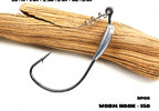 Weighted Offset Worm Hooks, 2–3 g (0.07–0.11 oz), 5 pcs – product photo