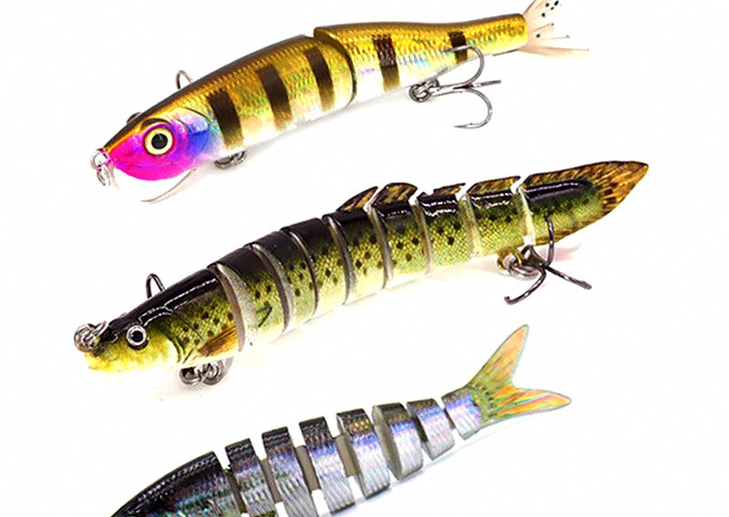 Jointed Swimbait & Loach Lures, 2.2–25 g (0.08–0.88 oz) – product photo