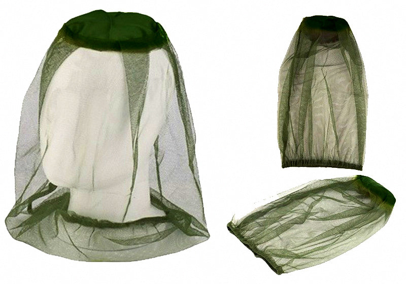 Mosquito Head Net Hat, Flat Top Mesh Bug Hat – product photo