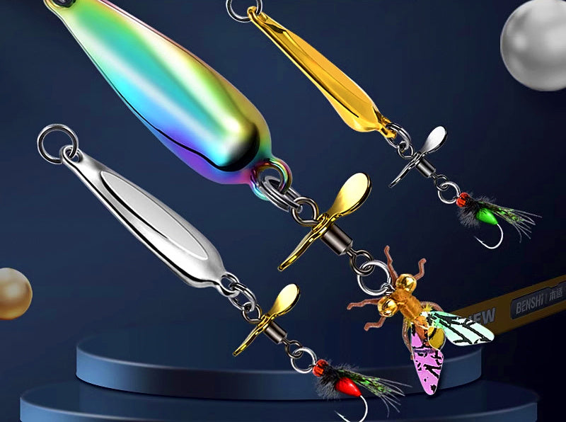 Micro Spoon Lures, 1.5–7 g (0.05–0.25 oz), 3 or 5 Pack – product photo