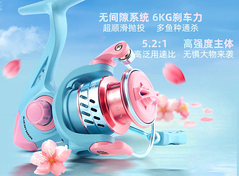 Micro Lure Fishing Reel, Gapless Spool, Sizes 1500–4000 – product photo