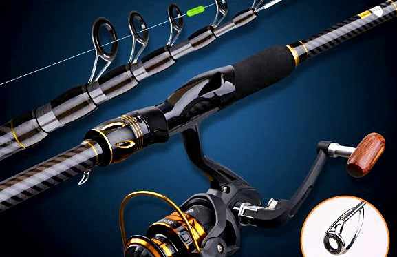 Telescopic Carbon Lure Rod, 1.8–3.3 m (5.9–10.8 ft) – product photo