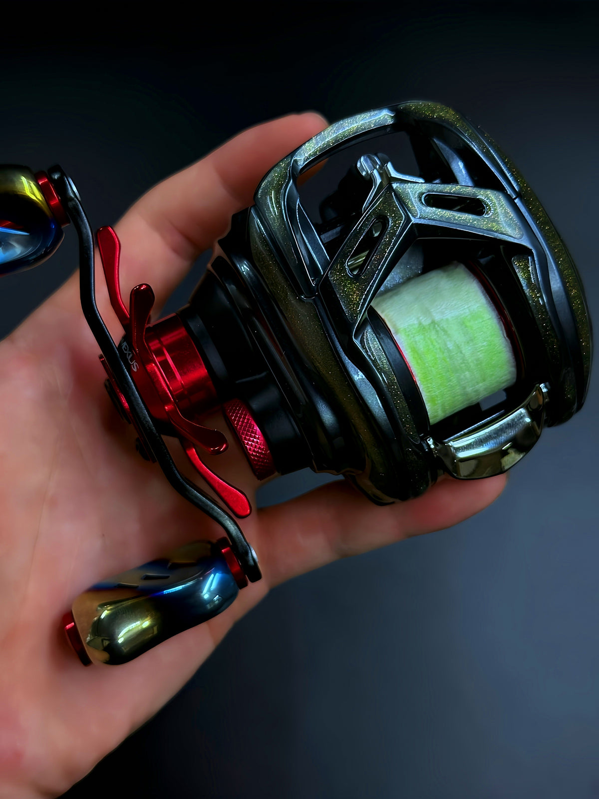 Baitcasting Reel Protective Film, 3D Clear, Anti-Collision – product photo