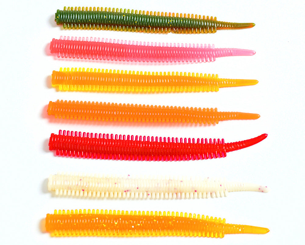 Sandworm Soft Bait, 8 cm (3.1 in), 20 Pack, Salt-Scented – product photo