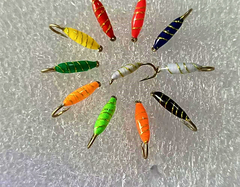 Micro Shrimp Fly Lure Hooks, 10-Pack, Sizes #14–#20 – product photo