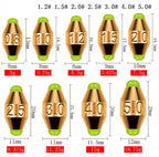 Open Quick-Rig Sinker, 0.04–0.65 oz (1.2–18.55 g) – product photo