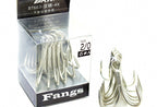 Matte Tin Treble Hooks, Barbed, Sizes 1, 1/0, 2/0 – product photo