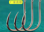 Iseni Barbed Ringed Saltwater Hooks, Bulk Pack, Sizes 1–22 – product photo