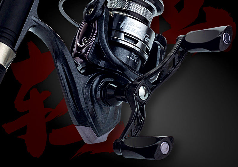 Front Drag Spinning Reel, Shallow Spool, 10 Bearings, 5.2:1 – product photo