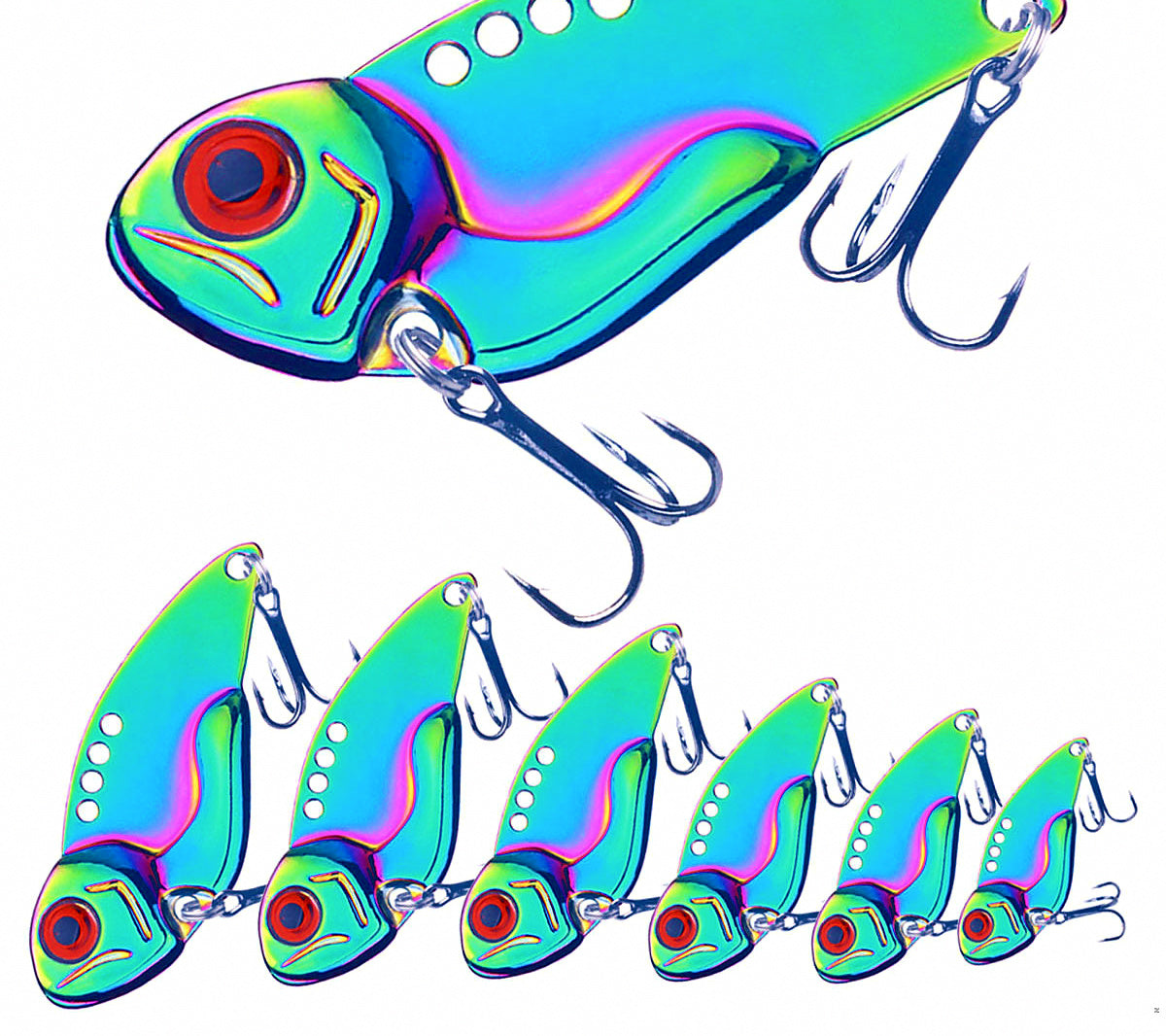 Metal VIB Blade Bait, 3–20 g (0.1–0.7 oz) – product photo