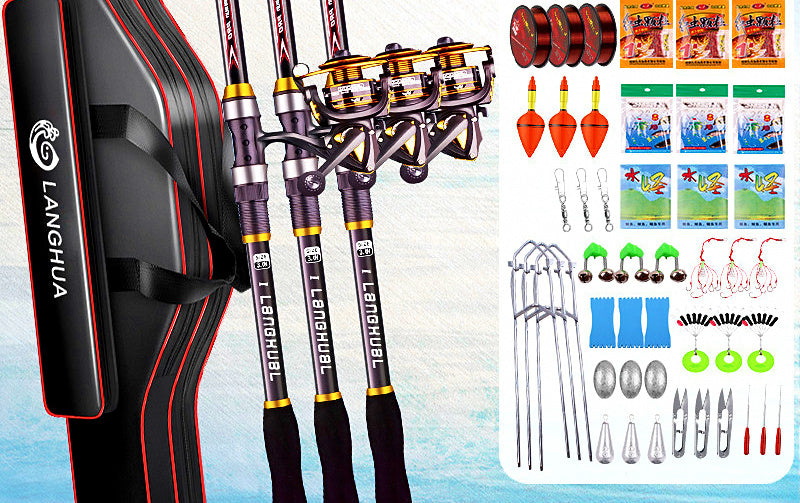 Surf Casting Rod & Reel Combo Set, 2.1–3.9 m (6.9–12.8 ft) – product photo