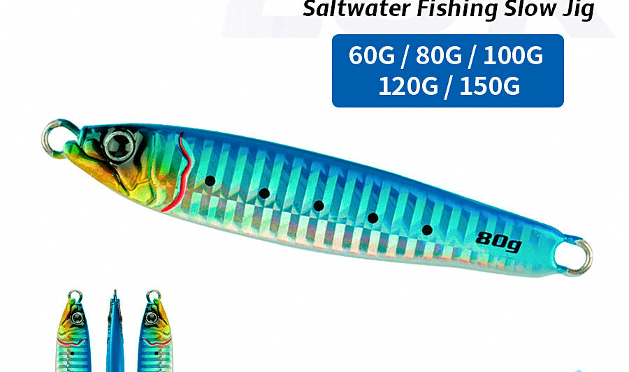 Slow-Sinking Glow Metal Jig, 60–150 g (2.1–5.3 oz) – product photo