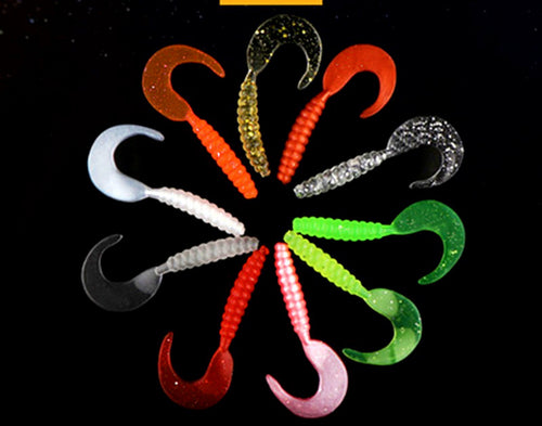 Curl Tail Grub Soft Bait, 3.5–7 cm (1.4–2.8 in) – product photo