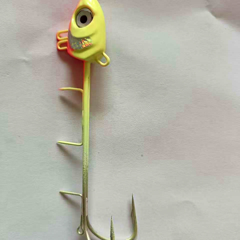 Glow LED Lead Head Jig, Double Hook, 40–60 g (1.4–2.1 oz) – product photo