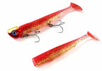 Lead Head Paddle Tail Soft Swimbait, 35 g (1.2 oz), UV Glow – product photo