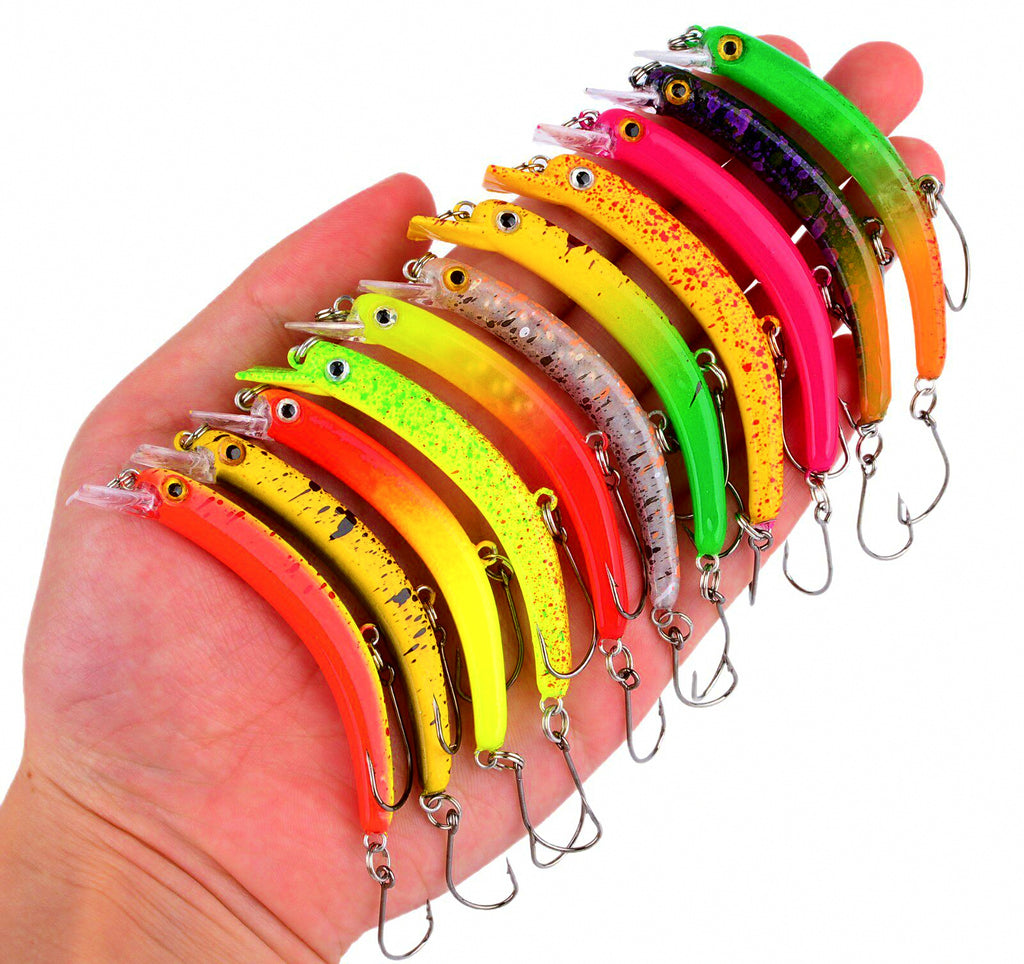 Slow Sinking Minnow Lure with Double Hooks – product photo