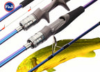 Solid Carbon Boat Rod, 2-Piece, 1.8–2.4 m (5.9–7.9 ft) – product photo