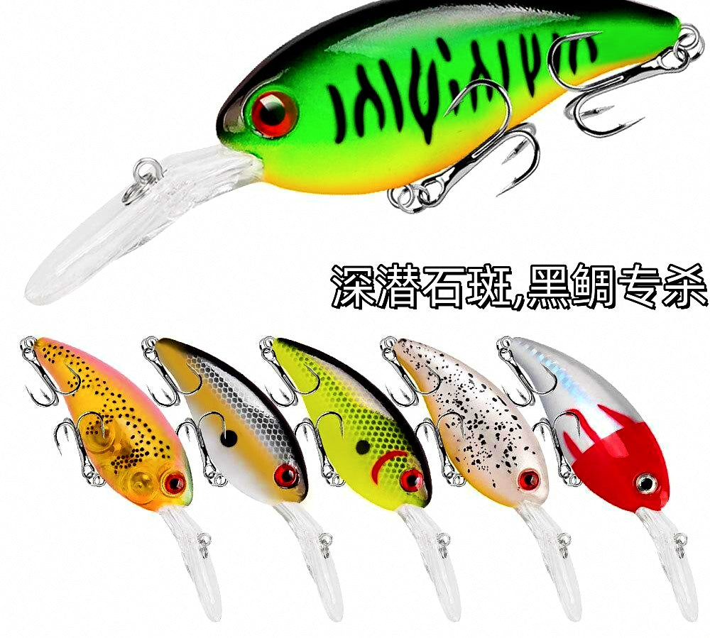 Long-Lip Floating Deep-Diving Lure, 10 cm (3.9 in), 14 g (0.5 oz) – product photo