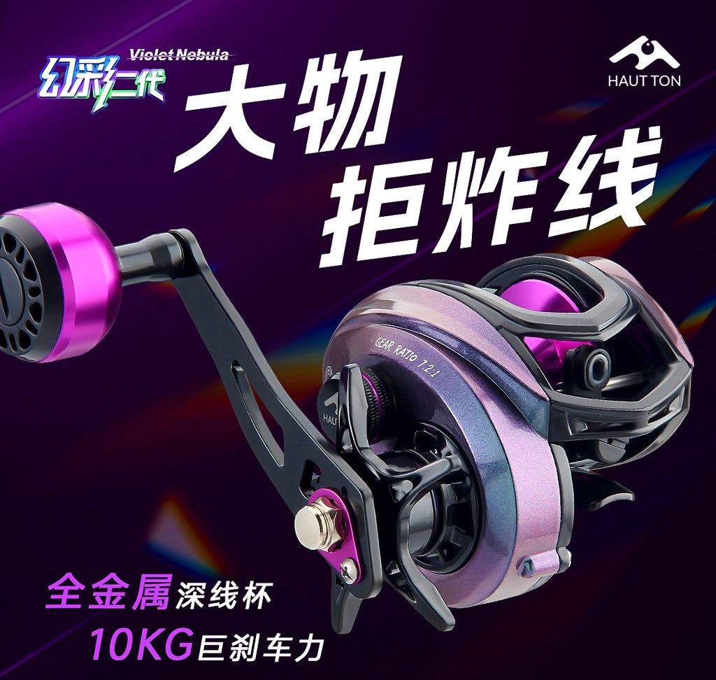 Baitcasting Reel 7.2:1, 4+1 Bearings, Metal Spool, L/R Hand – product photo